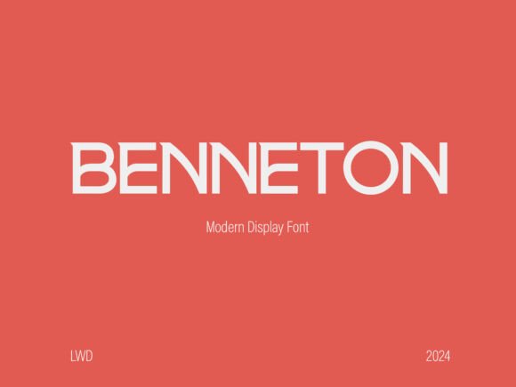 Benneton Display Font for Bold Digital Branding