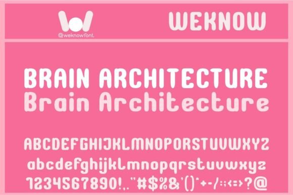 Brain Architecture: A Display Font That Makes Your Headlines Pop