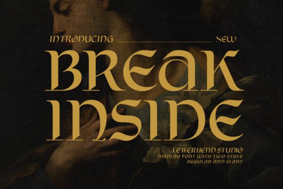 Break Inside: A Display Serif Font for Modern Digital Brands