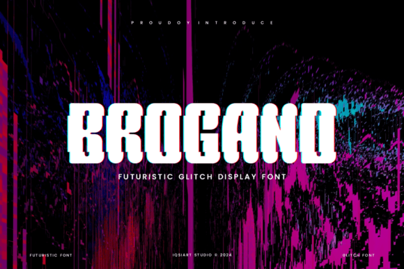Brogand: A Futuristic Display Font for Bold Craft Projects