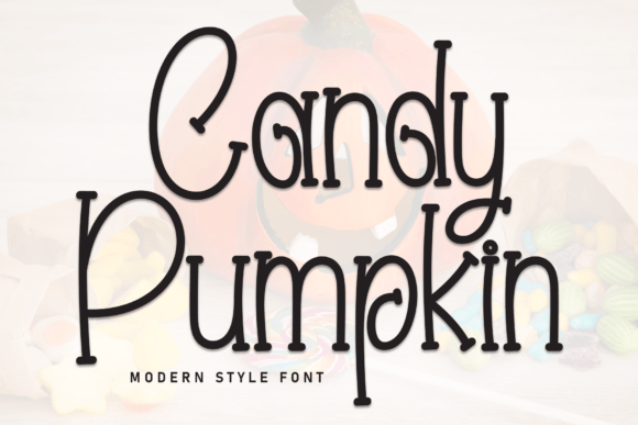 Candy Pumpkin: A Playful Handwritten Display Font for Crafters