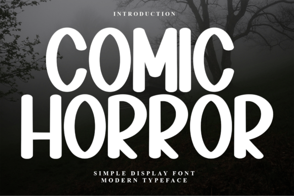 Comic Horror: A Display Font That Balances Play and Spook