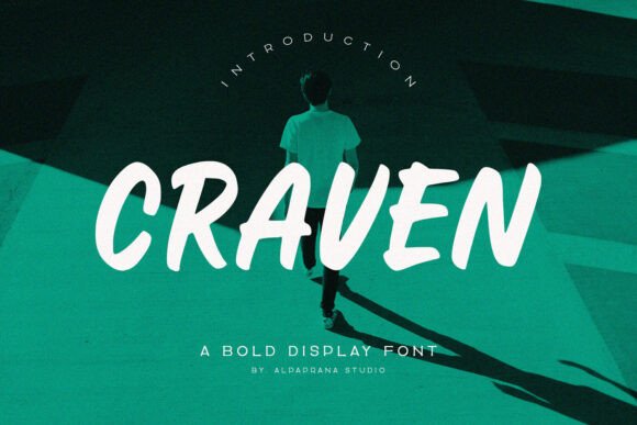 Craven: A Display Font That Breathes Quiet Confidence