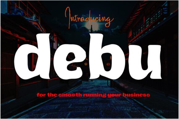 Debu: An Elegant Handwritten Display Font for Editorial Design