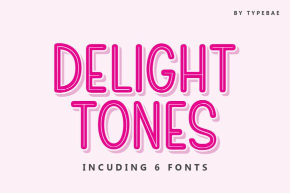 Delight Tones: A Playful Display Font for Scroll-Stopping Marketing