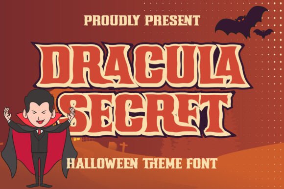Dracula Secret: A Spooky Display Font That Stops Scrollers