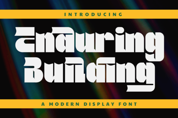 Enduring Building: A Display Font for Editorial Impact