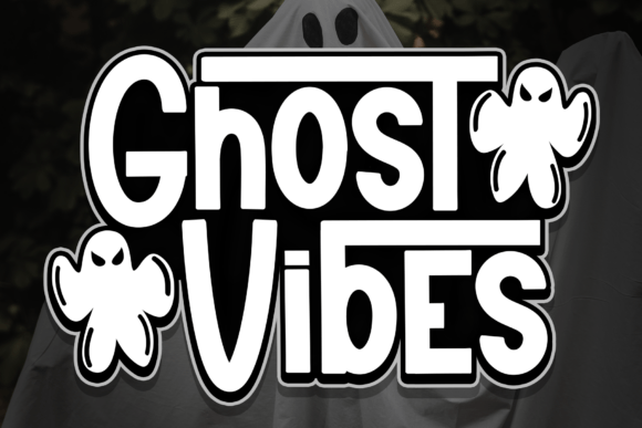 Ghost Vibes: A Playful Display Font for Editorial Charm