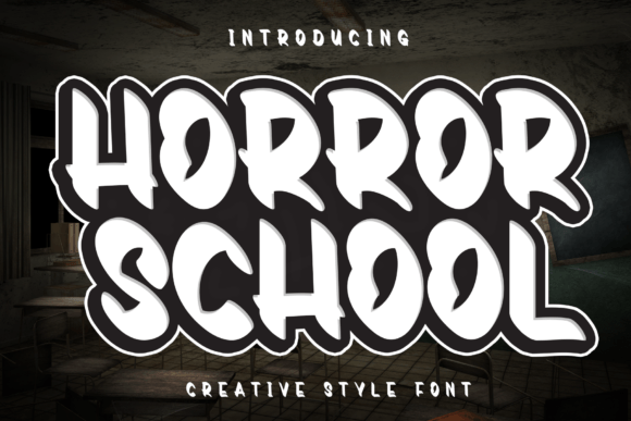 Horror School Font: Bold Branding for Spooky & Standout Businesses