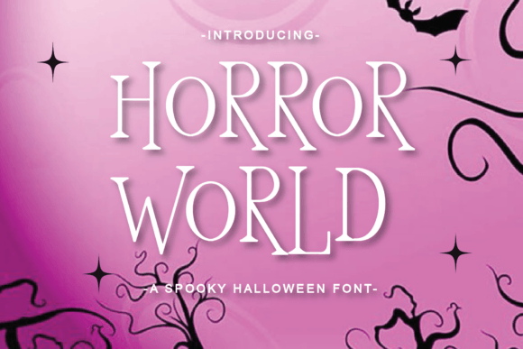 Horror World: A Display Font That Sets the Mood