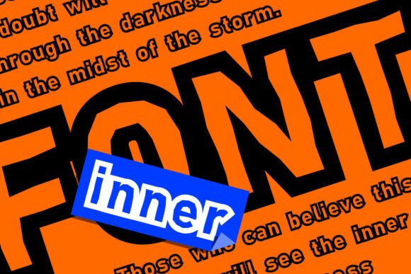 Inner: A Display Font That Radiates Clarity and Calm