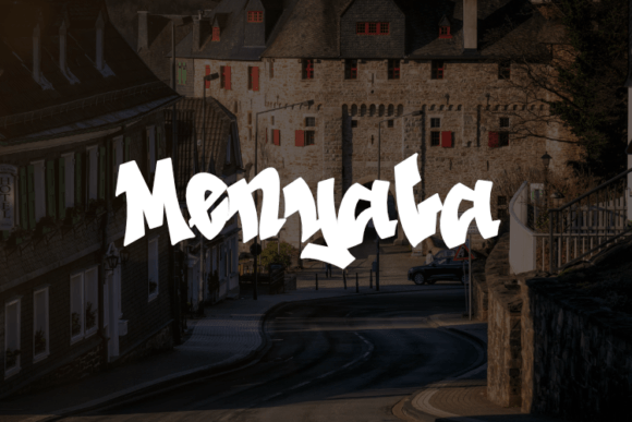 Menyala: A Display Font That Makes Your Handmade Goods Shine