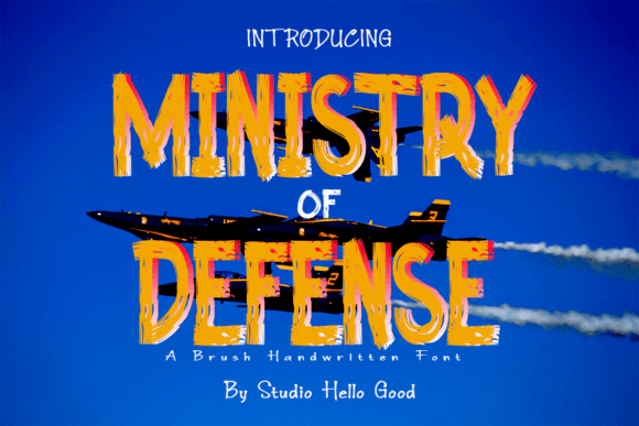 Ministry of Defense: A Commanding Display Font with Human Warmth