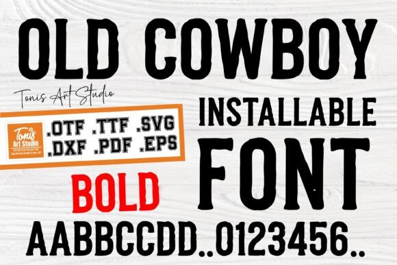 Old Cowboy Bold: A Display Font That Builds Brand Trust