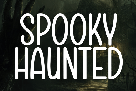 Spooky Haunted: A Friendly Handwritten Display Font for Digital Brands
