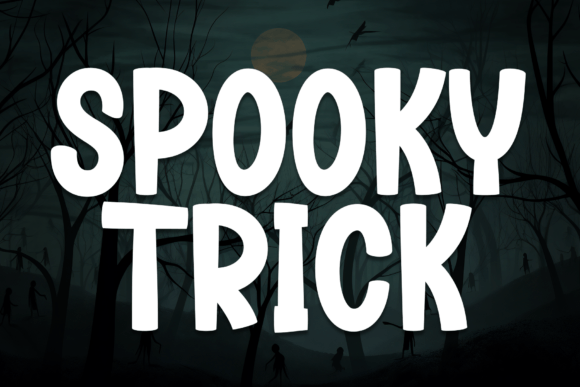 Spooky Trick: A Handwritten Display Font That Charms on Screen