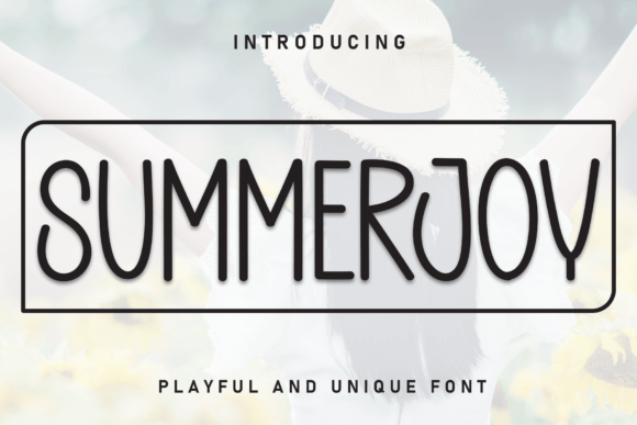 Summerjoy: A Handwritten Display Font That Feels Like a Warm Welcome