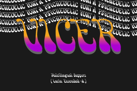 Vicer: A Groovy Display Font for Scroll-Stopping Campaigns
