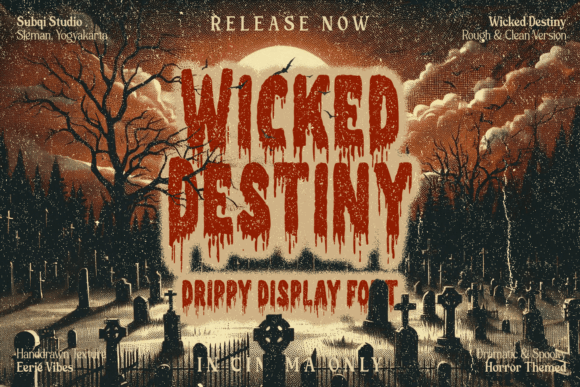 Wicked Destiny: A Bold Display Font for Expressive Brand Moments