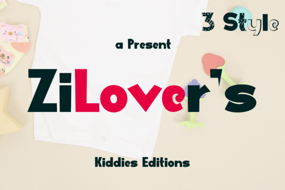 Zilovers: A Playful Display Font for Editorial Joy